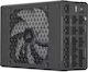 Corsair HXi Series (2025) HX1200i 1200W Black Computer Power Supply Full Modular 80 Plus Platinum