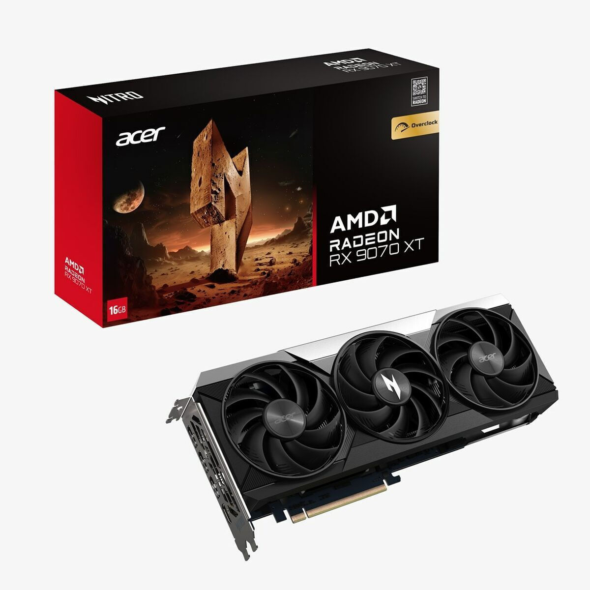 Acer Radeon RX 9070 16GB GDDR6 Nitro OC Κάρτα Γραφικών