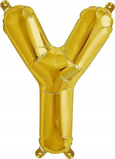 Balon Folie Număr Auriu 40buc