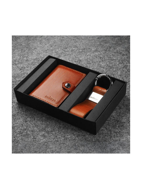 Pularys Hiker Set Men's Wallet Tabac Brown