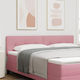 vidaXL Fabric Bed Headboard Pink 90x40cm