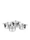 Zokura Cookware Set of Stainless Steel with No Coating 8pcs