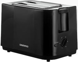 Daewoo Φρυγανιέρα 2 Θέσεων 750W Μαύρη
