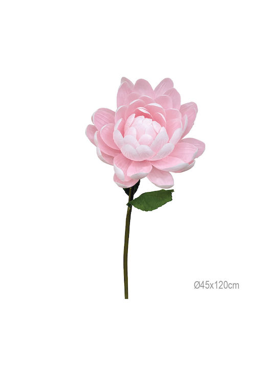Giant Pink Water Lily Branch Φ45x120cm 12/box 00-23856-40-1
