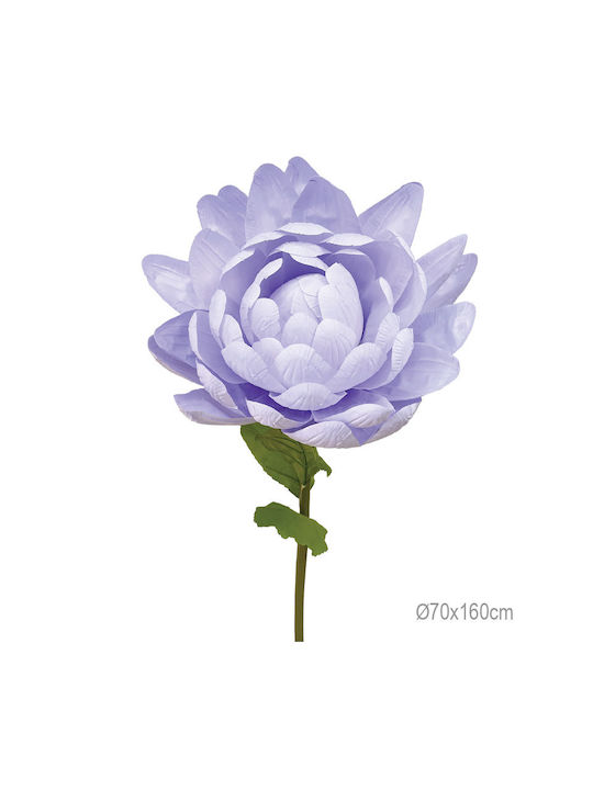 Giant Lilac Water Lily Branch Φ70x160cm 6/box 00-23856-70-3