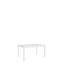 Wooden Masa pentru spații exterioare Extensibil Cliv Alb 135(+135)x90x75buc