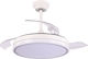 Eurolamp Ανεμιστήρας Οροφής 107cm με Φως Διάφαν...