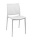 Scaun de exterior Polipropilenă Paolina Alb 39x70x90cm