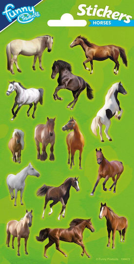 Καρτέλα 13 Αυτοκόλλητα Stickers Άλογα