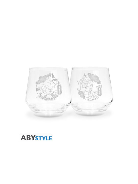 Abysse Set of Glasses Water made of Glass 2pcs