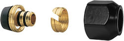 Μαυρο Ρακόρ Πολυστρωματικού Σωλήνα Φ18x2 24x19 Brass Form