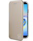 Smart Book Δερματίνης Χρυσό (Huawei Y6 2019)