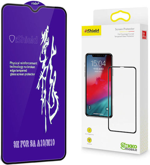 0.33mm Full Glue Tempered Glass Black (Galaxy A10)