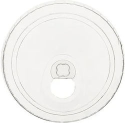 Capace plate pentru pahare de plastic Ø90mm 50buc Intertan Ql90ssl 00001112