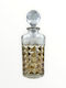 Domumart Crystal Whiskey Decanter 28cm with Stopper Honey 700ml
