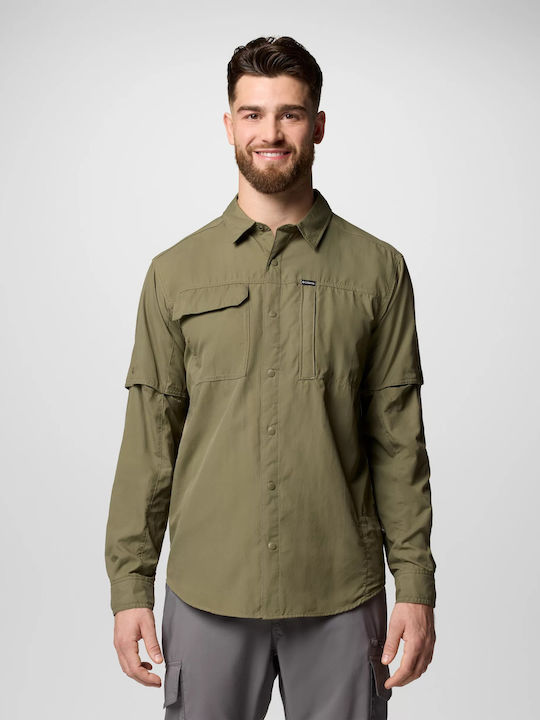 Columbia Long-sleeved Shirt Olive
