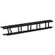 Panou de Management al Cabluiror Spacer Spcm-1uc-bk Tip Capac Orizontal 19" 1u