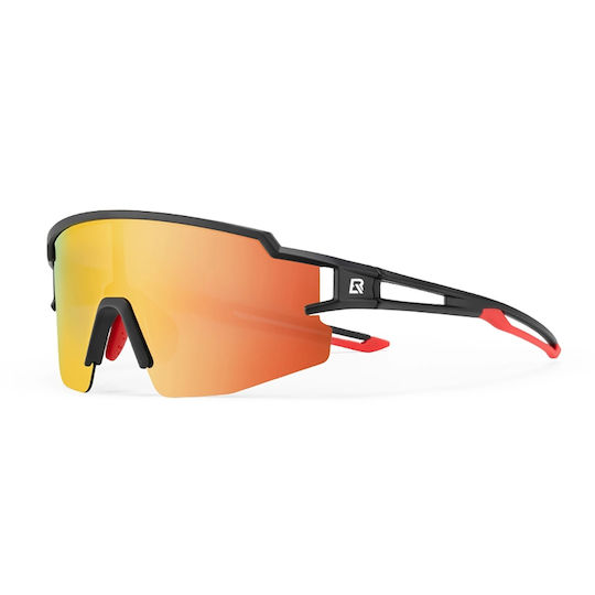 Rockbros Cycling Glasses with Black Frame & Polarized Lenses