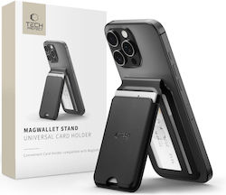 Tech-Protect MagSafe Θήκη Καρτών Magwallet Stand σε Μαύρο χρώμα