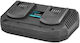 Detoolz Dz-se207 Charger 18v 3.5a/hour Charging 2 Batteries