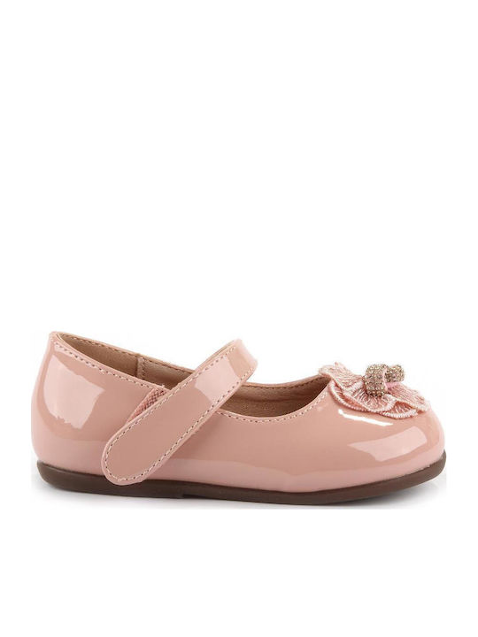 Fshoes Παιδικές Μπαλαρίνες με Σκρατς Ροζ