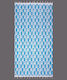 Silk Fashion Πετσέτα Θαλάσσης Τιρκουάζ 180x90εκ.
