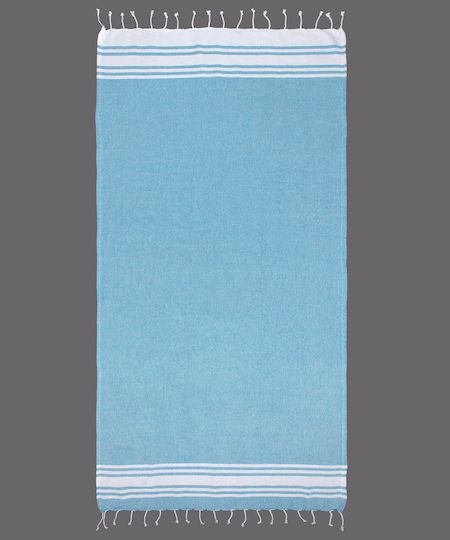 Silk Fashion Beach Towel Pareo Turquoise 180x90cm.