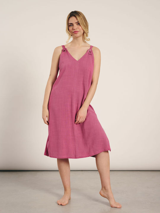 Muydemi Damen Kleid Strand Rotten Apple