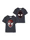 Kids T-shirt Black Marvel Spiderman