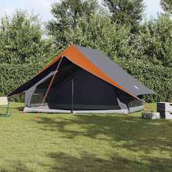 vidaXL Καλοκαιρινή Σκηνή Camping Γκρι για 7 Άτο...