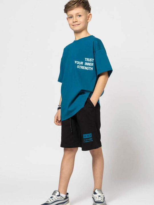 Domer Kids Set with Shorts Petrol 2 Pieces Domer Kids Set with Shorts Petrol 2 Pieces