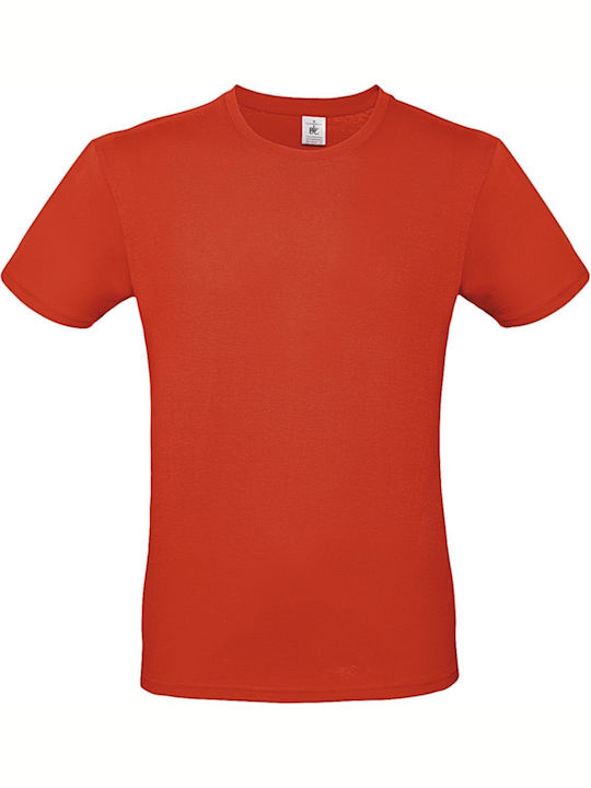 B&C Мъжка рекламна тениска Fire Red