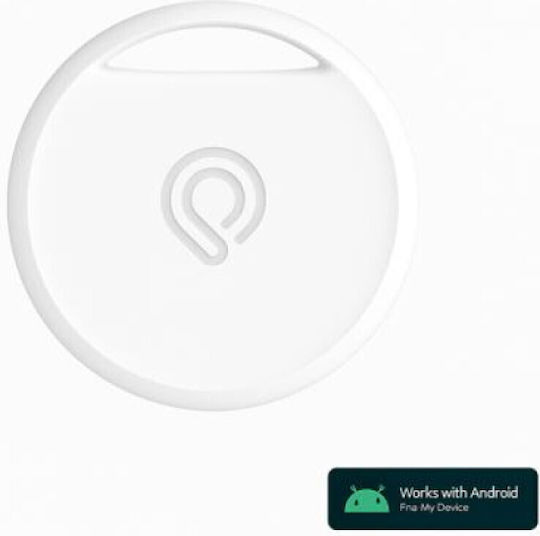 Hyperloq NeoTag Classic Съвместим с Google Find Hub Бял
