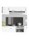 vidaXL Rectangular Glass Back Dark Gray 120x50x0.6cm 42001314
