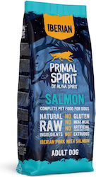 Primal Spirit Iberisch 70% Lachs Halbfeuchtes Hundefutter 12 kg