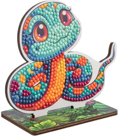 Комплект за диамантена бродерия Craft Buddy Crystal Art Buddies Змия 7 части