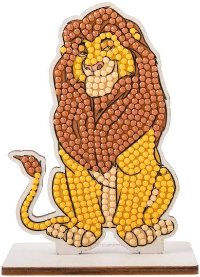 Комплект за диамантено рисуване Craft Buddy Crystal Art Buddies Mufasa 7 части