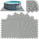 Dmuchane Foam Mat Pool Unterlage 50x50cm Beiges