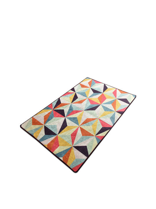 Conceptum Hypnose Rutschfest Teppich Rechteckig Synthetisch,Polyester/Cotton/Leather Multicolor