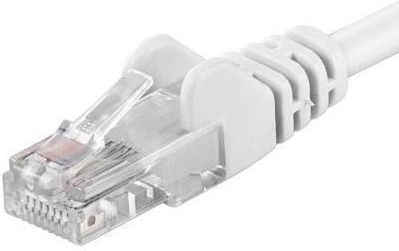 PremiumCord U/UTP Kat.6 Ethernet Netzwerkkabel 1,5m Weiß