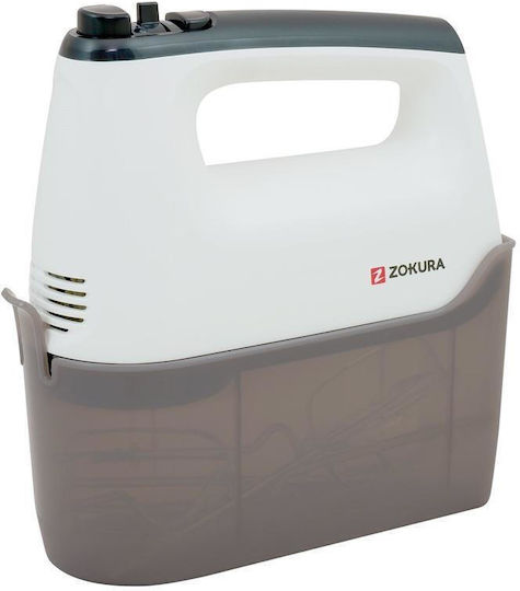 Zokura Z1247 Mixer with Plastic Container 400W White