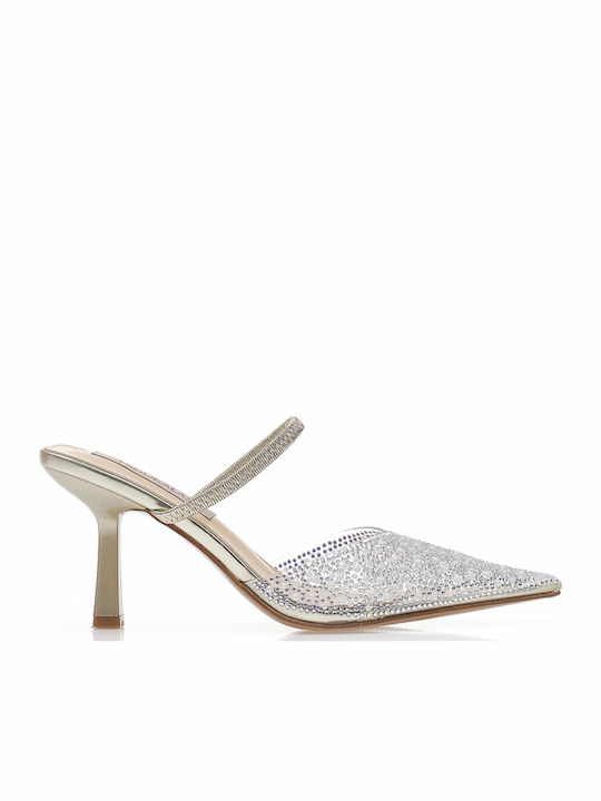 Pumps mit hohem Absatz Goldene
