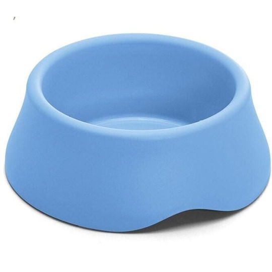 Imac Plastic Bowl Food for Dog & Cat 26.5cm in Blue Color