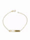 Kids Bracelet ID from Gold 9K with Baby Boy & Baby Girl