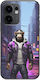 Street Animals Chimpanzee Oppo Reno 13 F 5G Black TPU Black Silicone