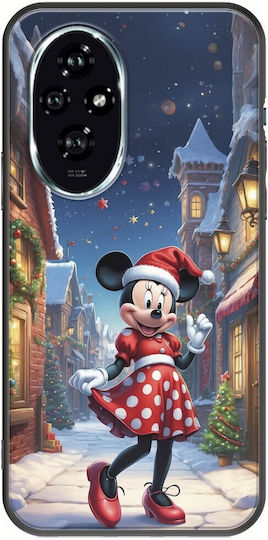 Xmas Cartoons Minnie Honor 200 5g Black TPU Black Silicone