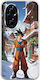 Xmas Anime Son Goku Honor 200 5g Flexible TPU Transparent Silicone