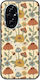 Hippie Mushrooms Honor 200 5G Black TPU Black Silicone