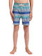 Quiksilver Surfsilk Scallop Costum de baie pentru copii Pantaloni scurți de înot White/blue