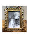 Inart Plastic Photo Frame With Gold Frame